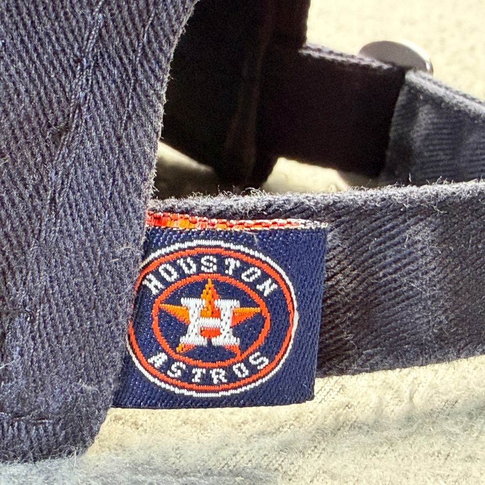 New Era 9TWENTY Houston Astros Womens Hat Navy Blue Adjustable MLB Baseball Cap - Picture 4 of 8